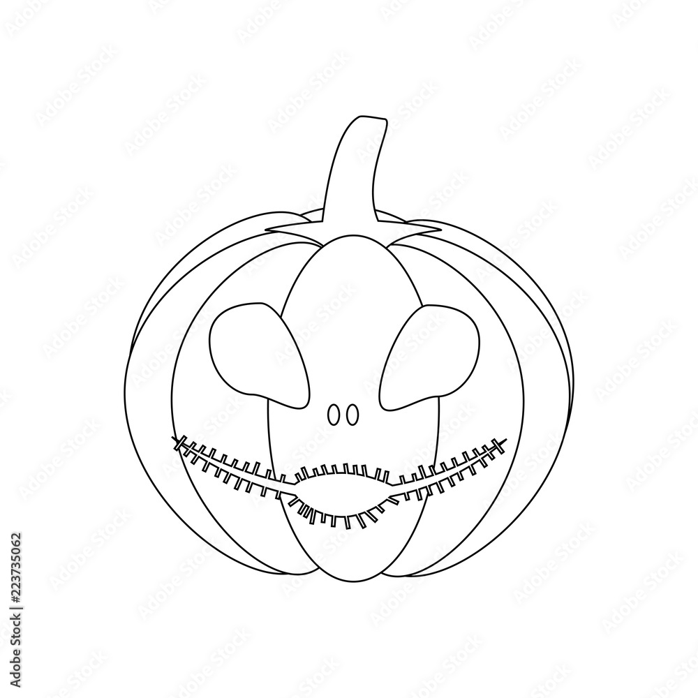 Jack-o-lantern pumpkin illustration Jack-o-lantern pumpkin illustration