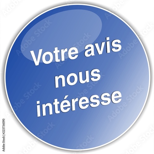 bouton votre avis nous intéresse