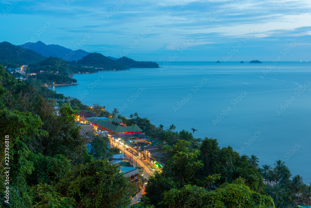 view of the Koh Chang island
