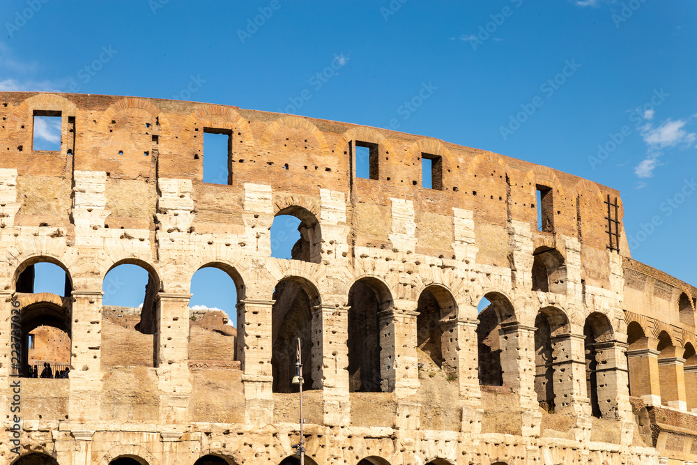 View of the Colosseum or Coliseum