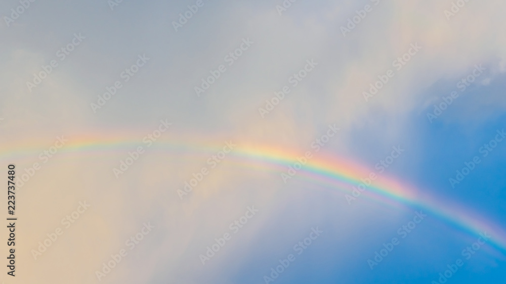 Sky and rainbow Sky and rainbow