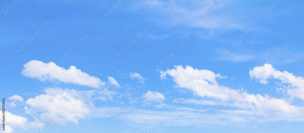 panorama sky and cloud in summertime beautiful background