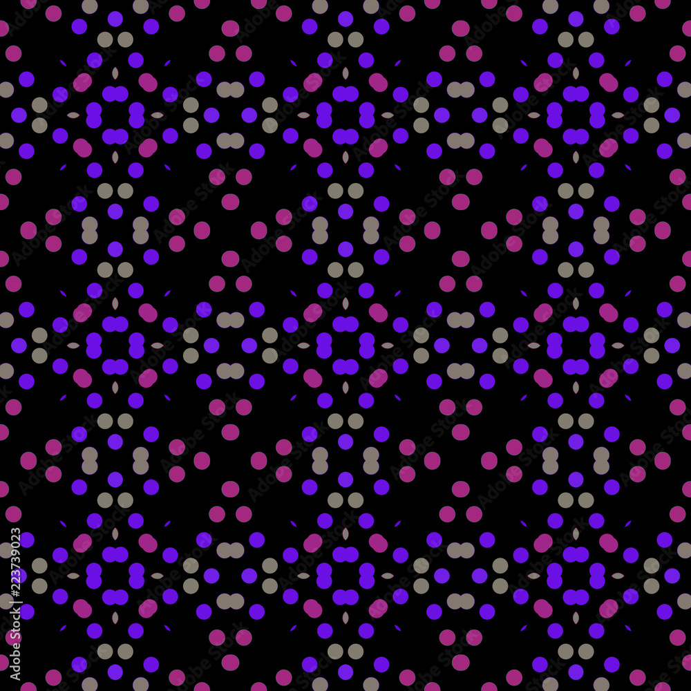 Seamless abstract pattern background with a variety of colored circles. Seamless abstract pattern background with a variety of colored circles.