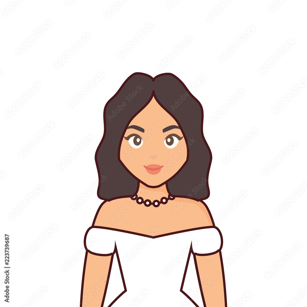 cartoon bride design