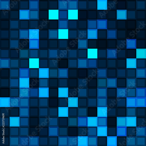 Blue mosaic background. Vector illustration eps 10.