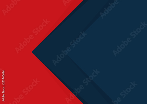 Free Download Blue triangle on red vector background. Can be used for cover design, poster, advertising, banner - GFXLoad