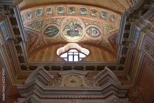 Fototapeta Naklejka Na Ścianę i Meble -  Chapelle baroque de l'église de l'Immaculée conception de Carpineto en Corse