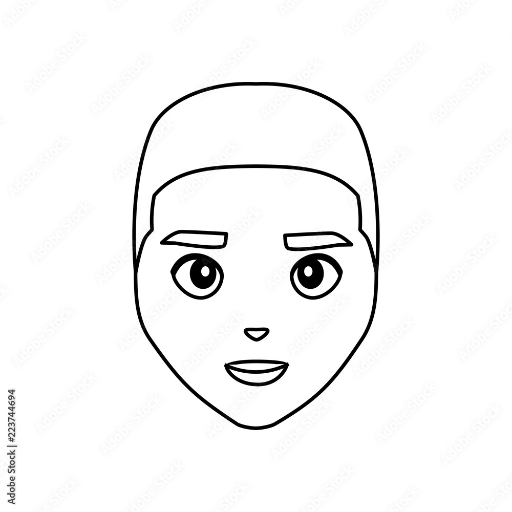 man face character profile male