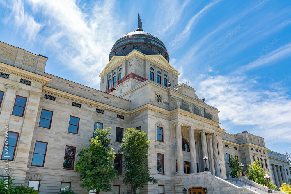 Montana State Capital Building - obrazy, fototapety, plakaty 