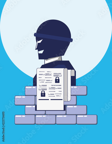 terrorist with wall privacy data
