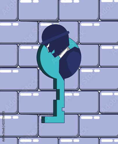 terrorist with key privacy data