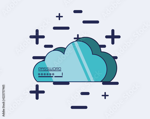 cloud computing data privacy icon