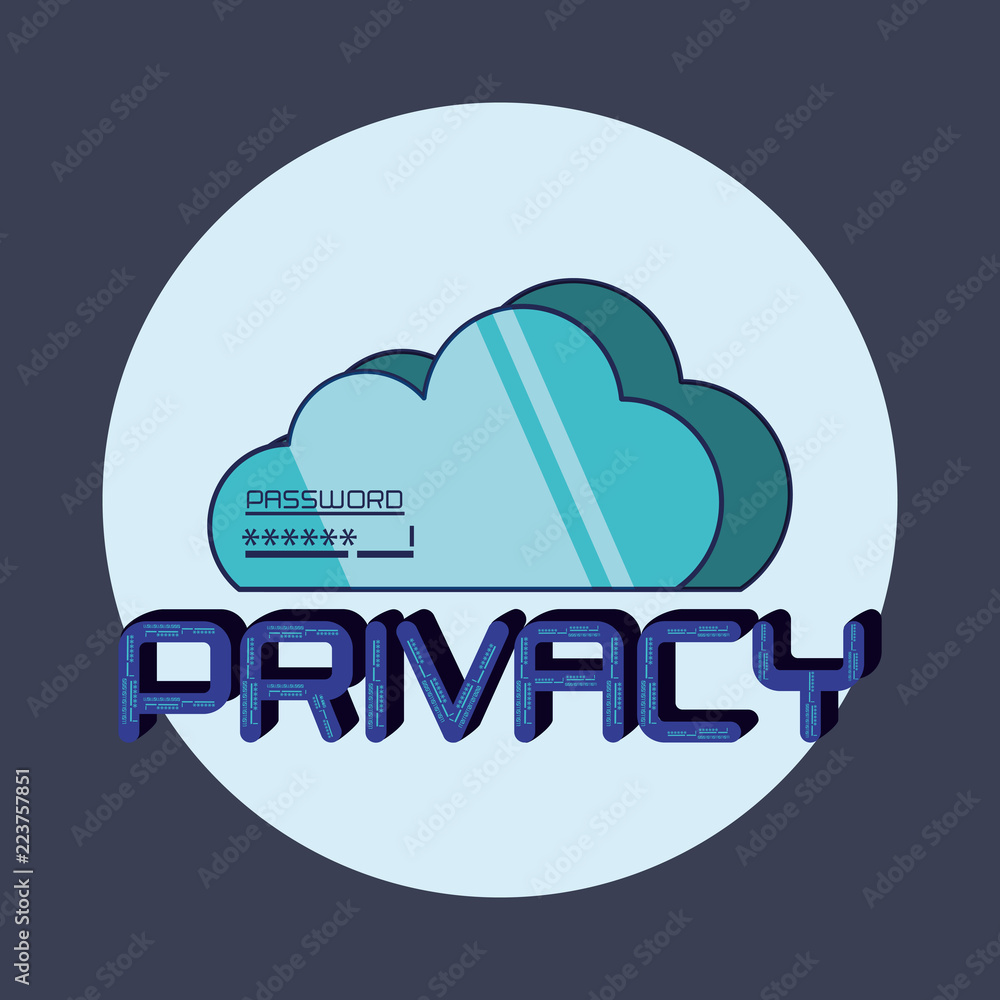 cloud computing data privacy icon cloud computing data privacy icon