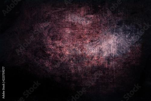 Dirty grunge black red scratched background