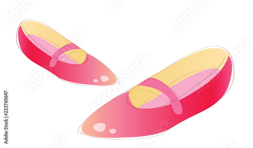  Woman Shoes. Vector of Female Collection Shoes