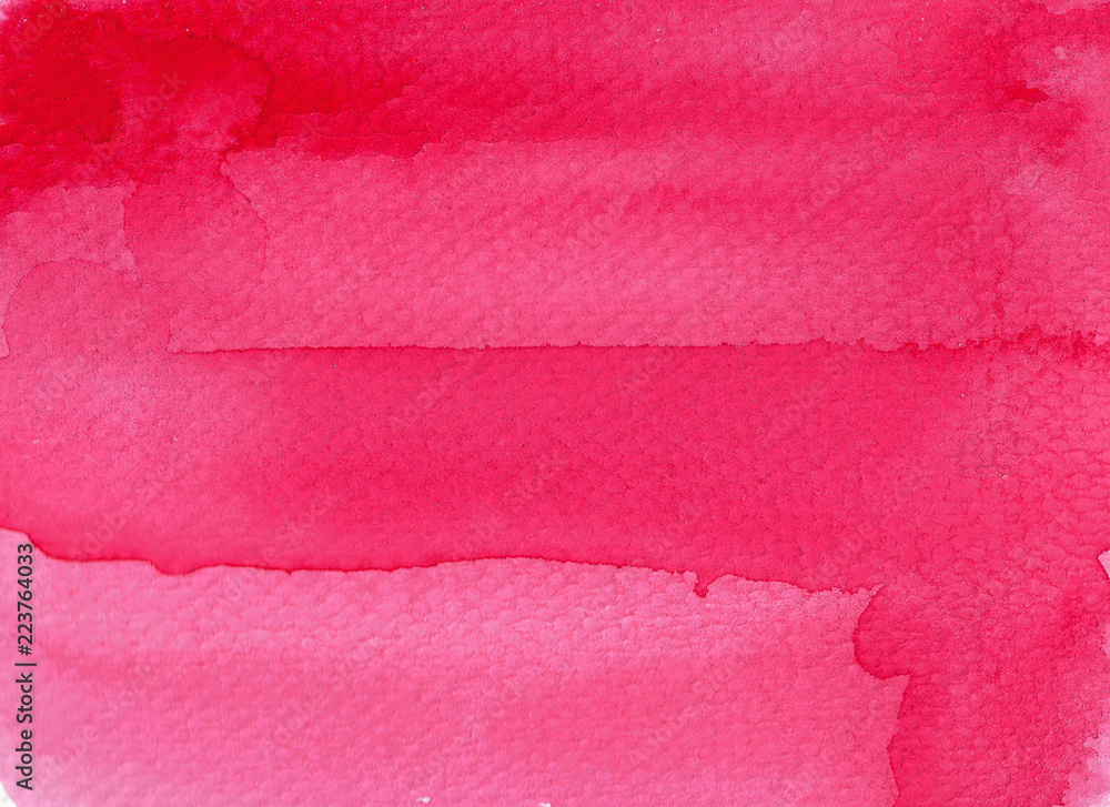 Red abstract watercolor background. Hand painted illustration. Red abstract watercolor background. Hand painted illustration.