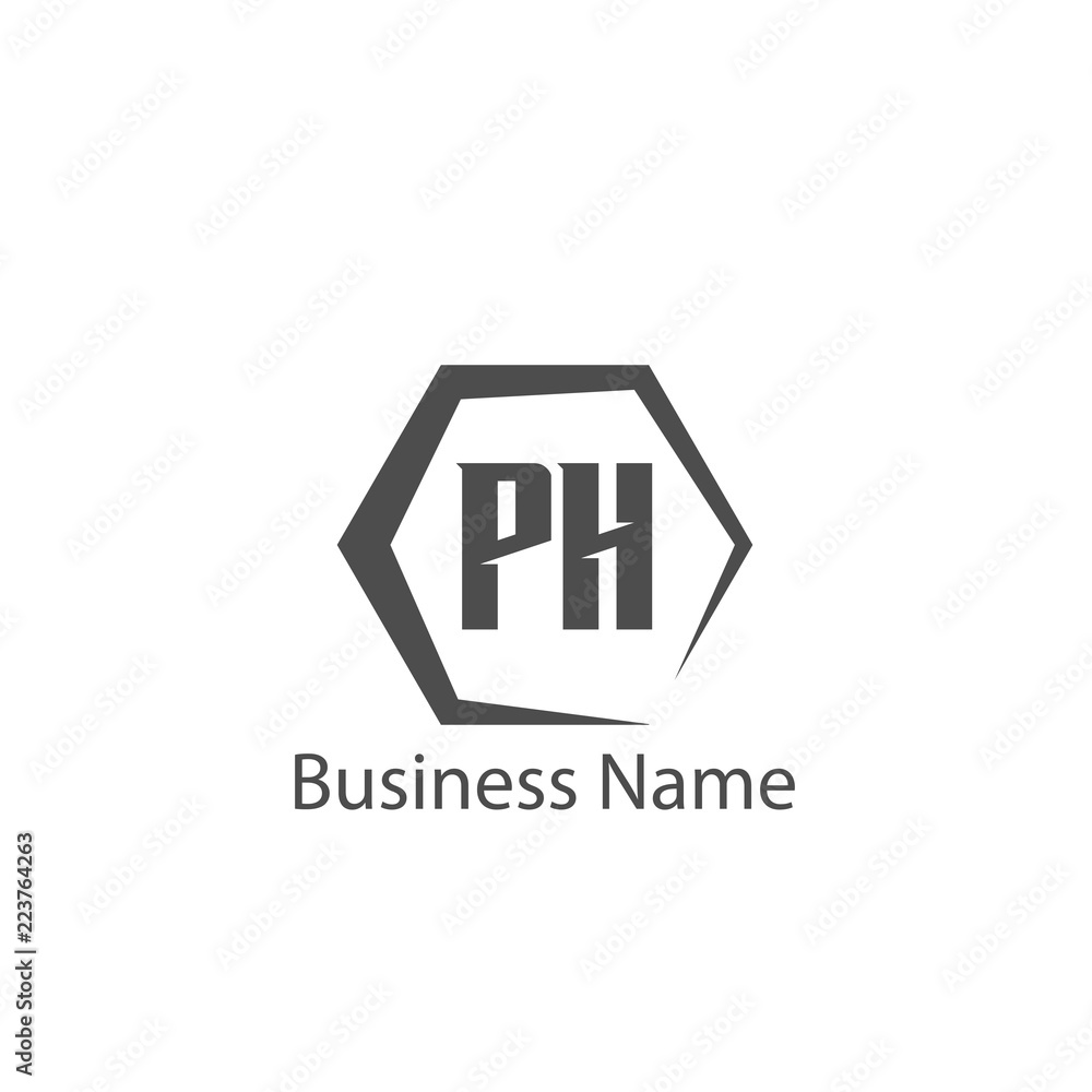 Initial Letter PH Logo Template Design Initial Letter PH Logo Template Design
