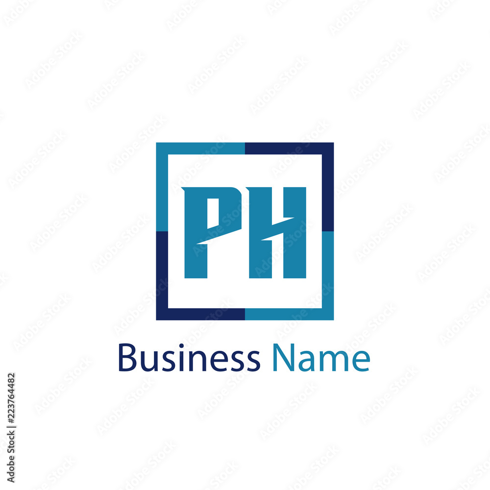 Initial Letter PH Logo Template Design Initial Letter PH Logo Template Design