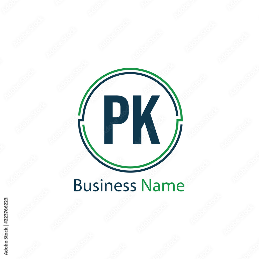 Initial Letter PK Logo Template Design Initial Letter PK Logo Template Design