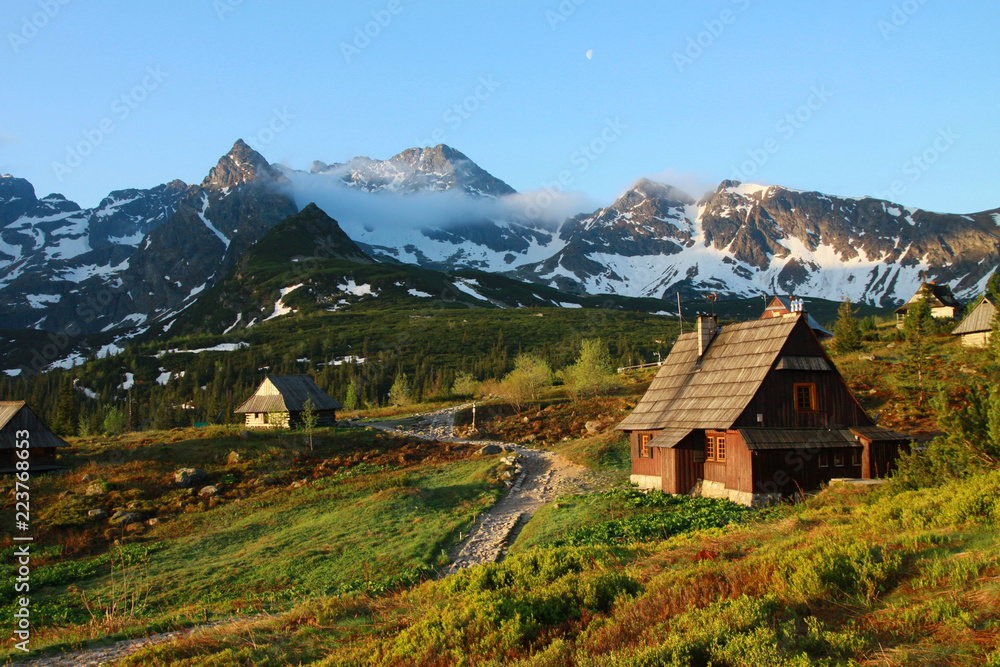 Tatra Mountains at sunrise, Poland