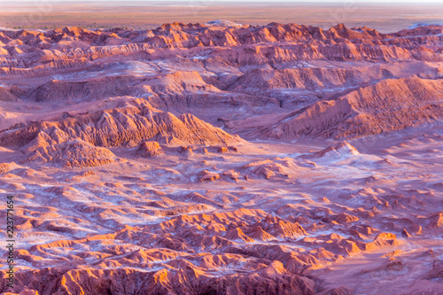 Desierto de Atacama Valle de la Luna y San Pedro de Atacama en el norte de Chile