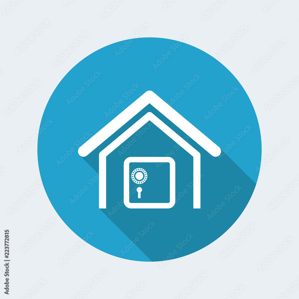 Vector illustration of single isolated bank icon Vector illustration of single isolated bank icon