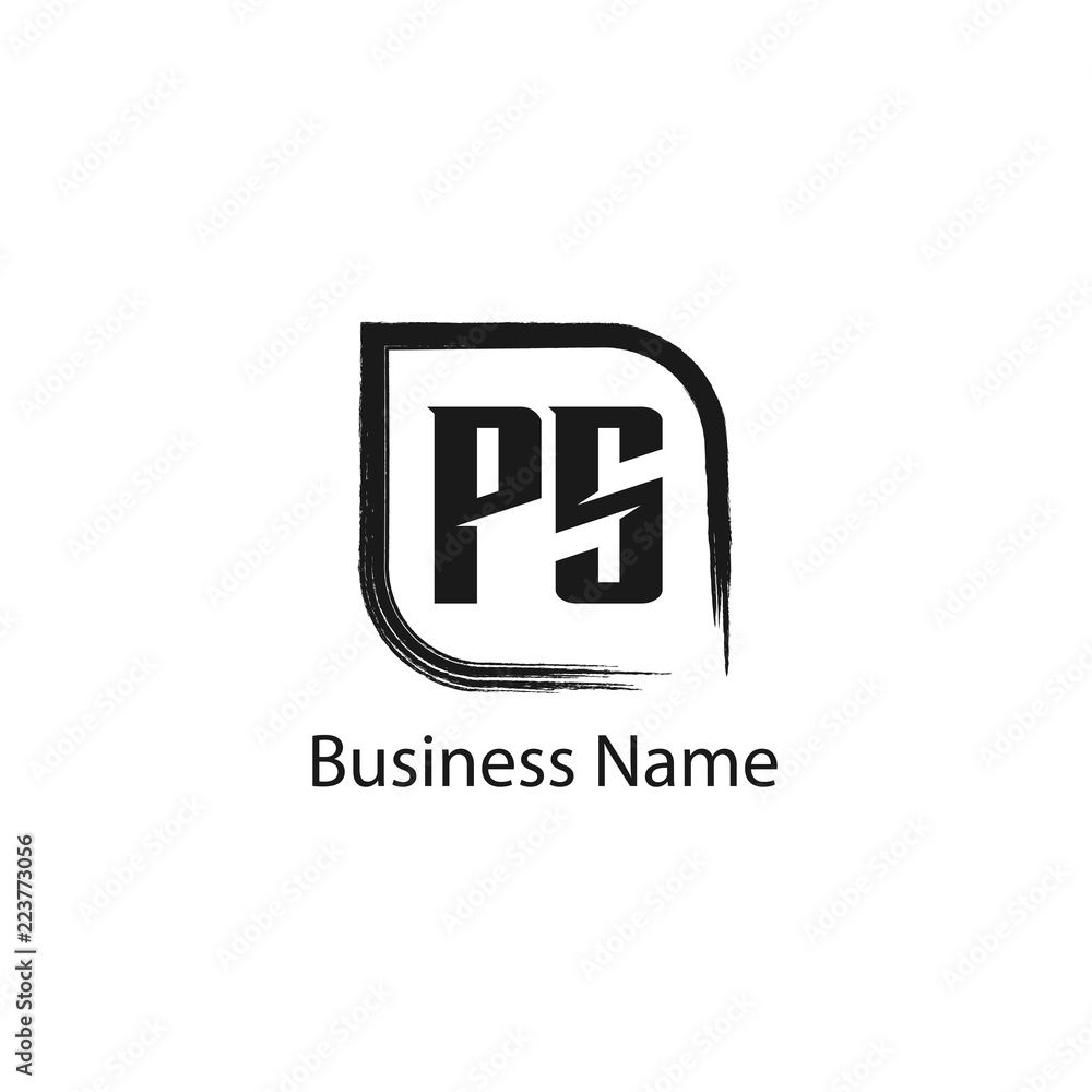 Initial Letter PS Logo Template Design Initial Letter PS Logo Template Design