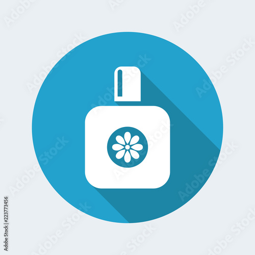 Vector illustration of single isolated perfume icon