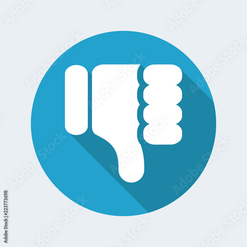 Vector illustration of dislike icon