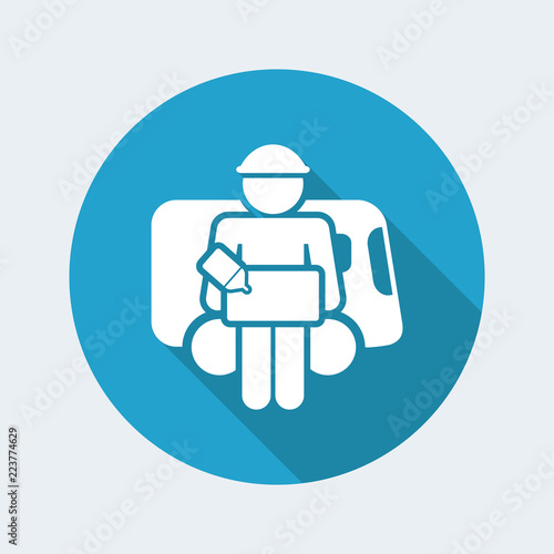 Bellboy concept icon