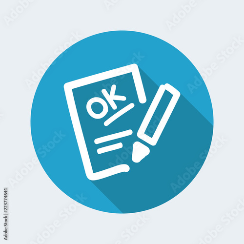 Positive evaluation icon