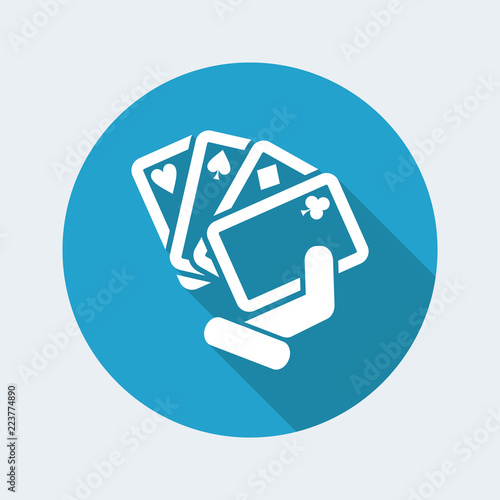 Poker game icon