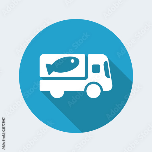 Fish van icon