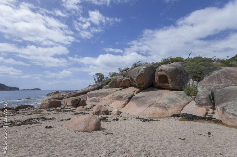 Jolis rocher à Freycinet National Park en Tasmanie, Australie