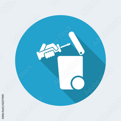 Separate waste collection icon