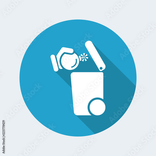 Separate waste collection icon