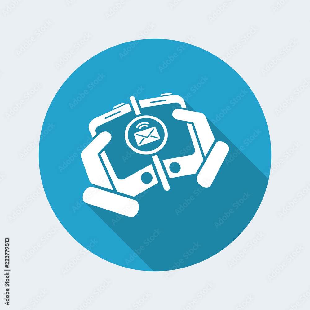 Message sending icon Message sending icon