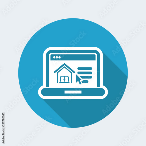 Real estate website icon