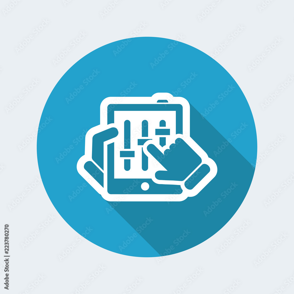Touchscreen mixer icon Touchscreen mixer icon
