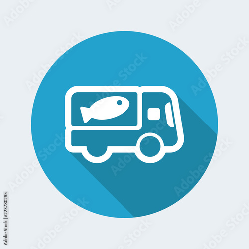 Fish van icon