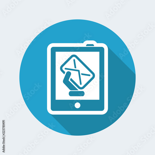 Free Download Tablet message icon - GFXLoad
