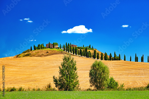 Paysages de Toscane, Italie photo