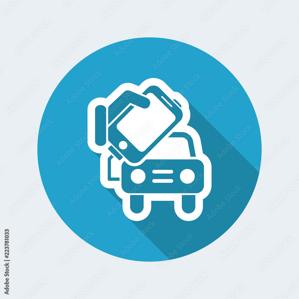 Connection of smartphone to car Connection of smartphone to car