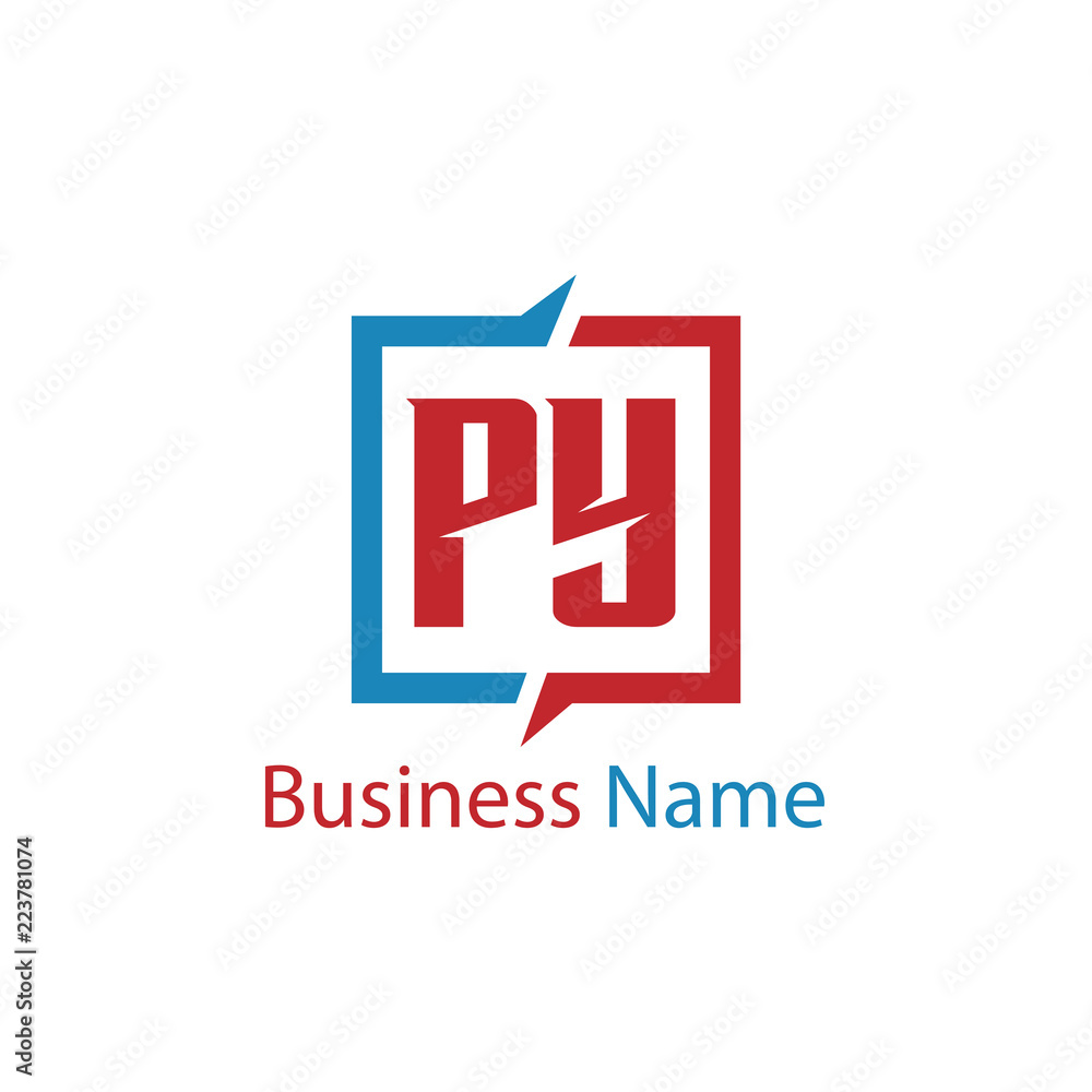 Initial Letter PY Logo Template Design Initial Letter PY Logo Template Design