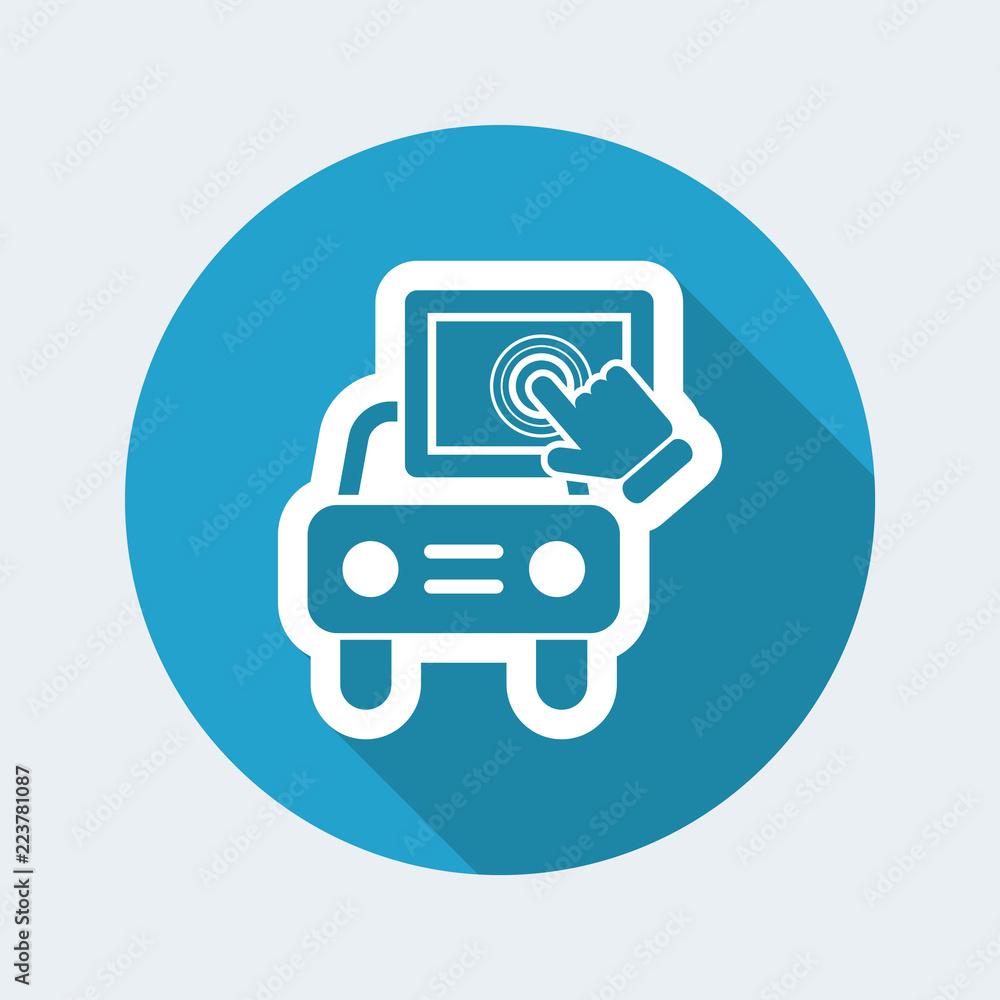 Touchscreen car device Touchscreen car device