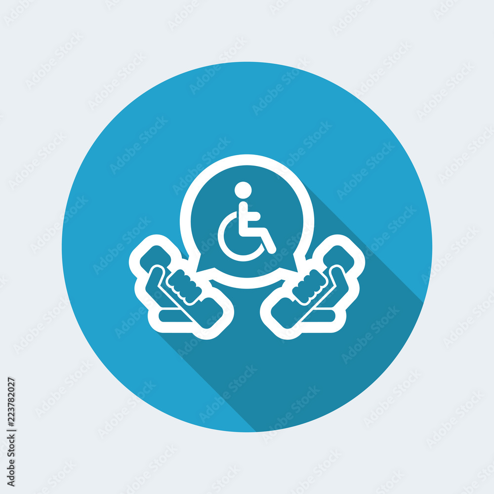 Handicap assistance line Handicap assistance line