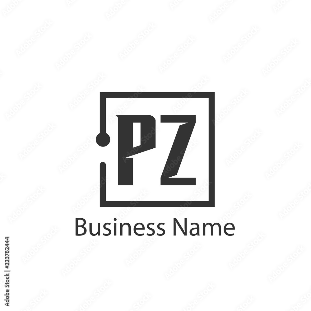 Initial Letter PZ Logo Template Design Initial Letter PZ Logo Template Design