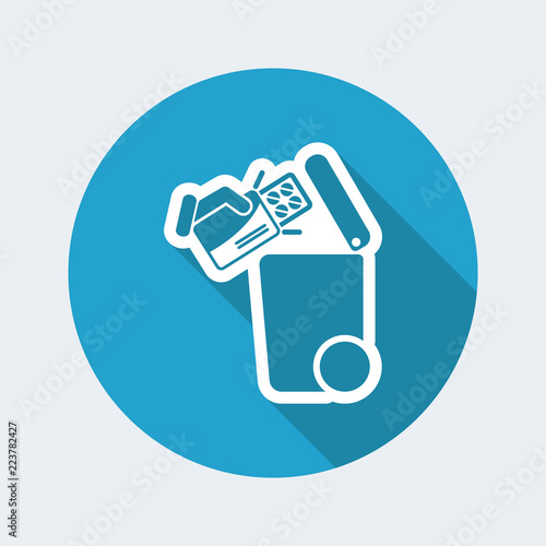 Separate waste collection icon