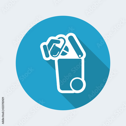 Separate waste collection icon