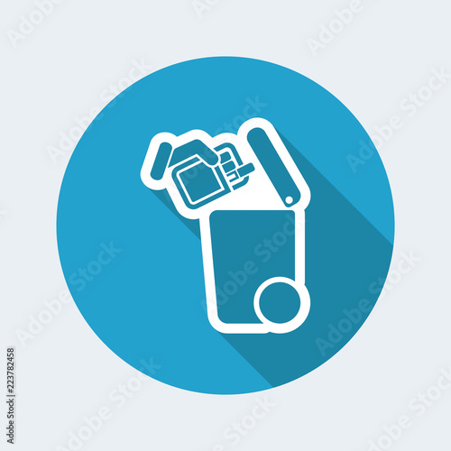 Separate waste collection icon